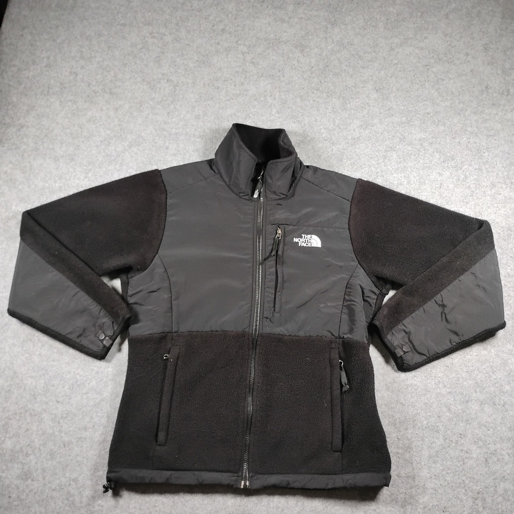 The North Face Denali Fleece Jacket Women's Medium Black Full Zip Polartec Retro
